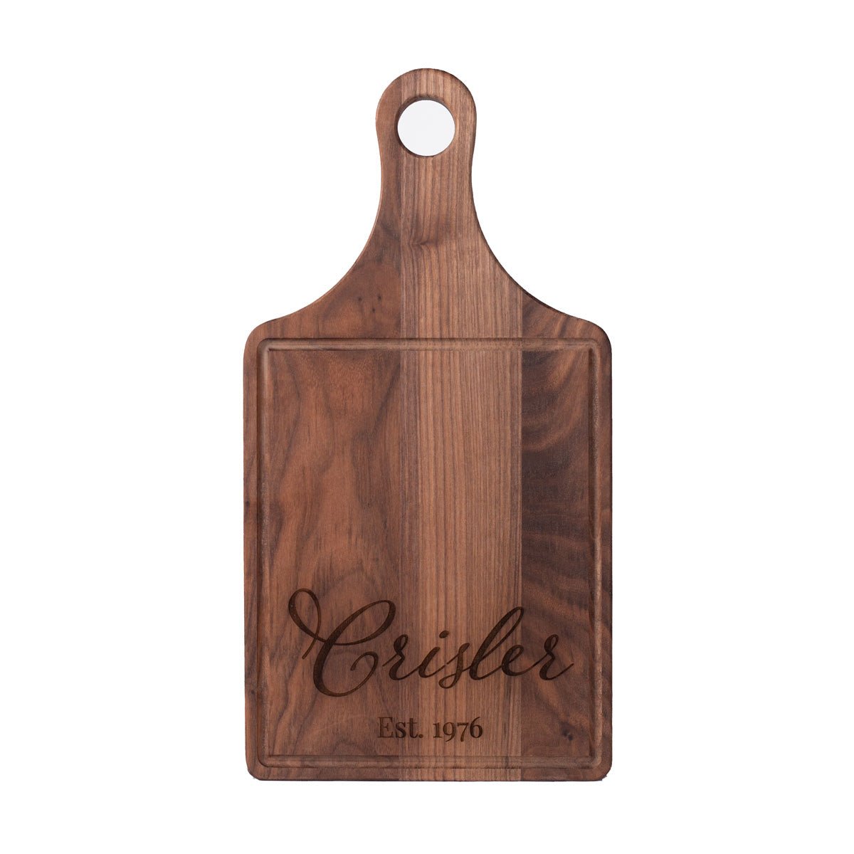 Walnut Custom Small Handle Cutting Board*10 Designs!* - Empire Engraving