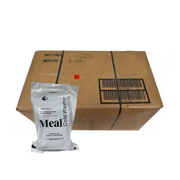 Cold Weather Military MREs Case - 12 Meals - JAN 2025 or Newer - ATOM Promotions