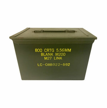 Fat 50 Cal Ammo Cans - Used - Clean Ammo Cans