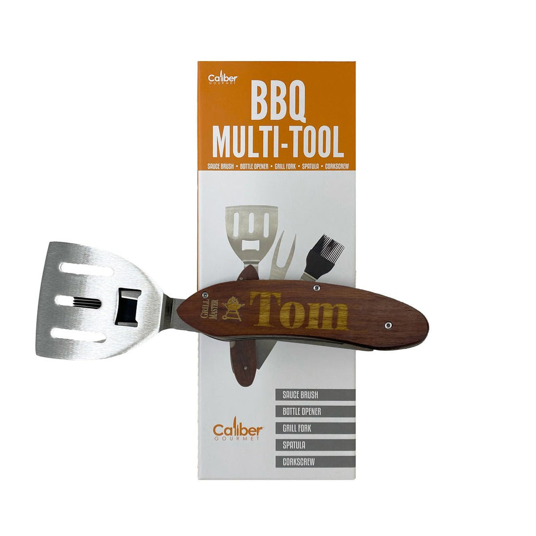5-in-1 Multi Tool Barbecue Foldable Tool Kit - Laser Engraved or UV Printed - ATOM Promotions