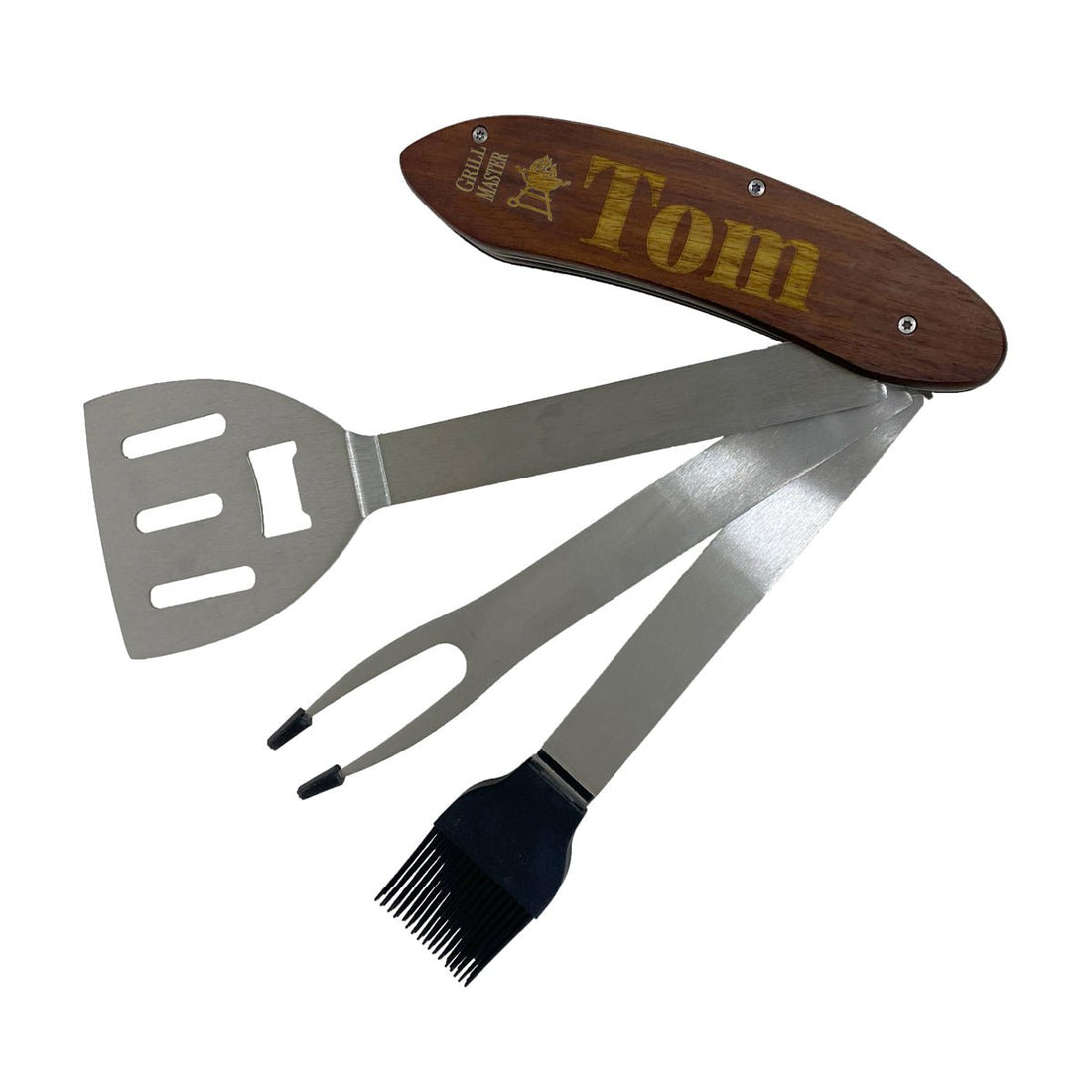 5-in-1 Multi Tool Barbecue Foldable Tool Kit - Laser Engraved or UV Printed - ATOM Promotions