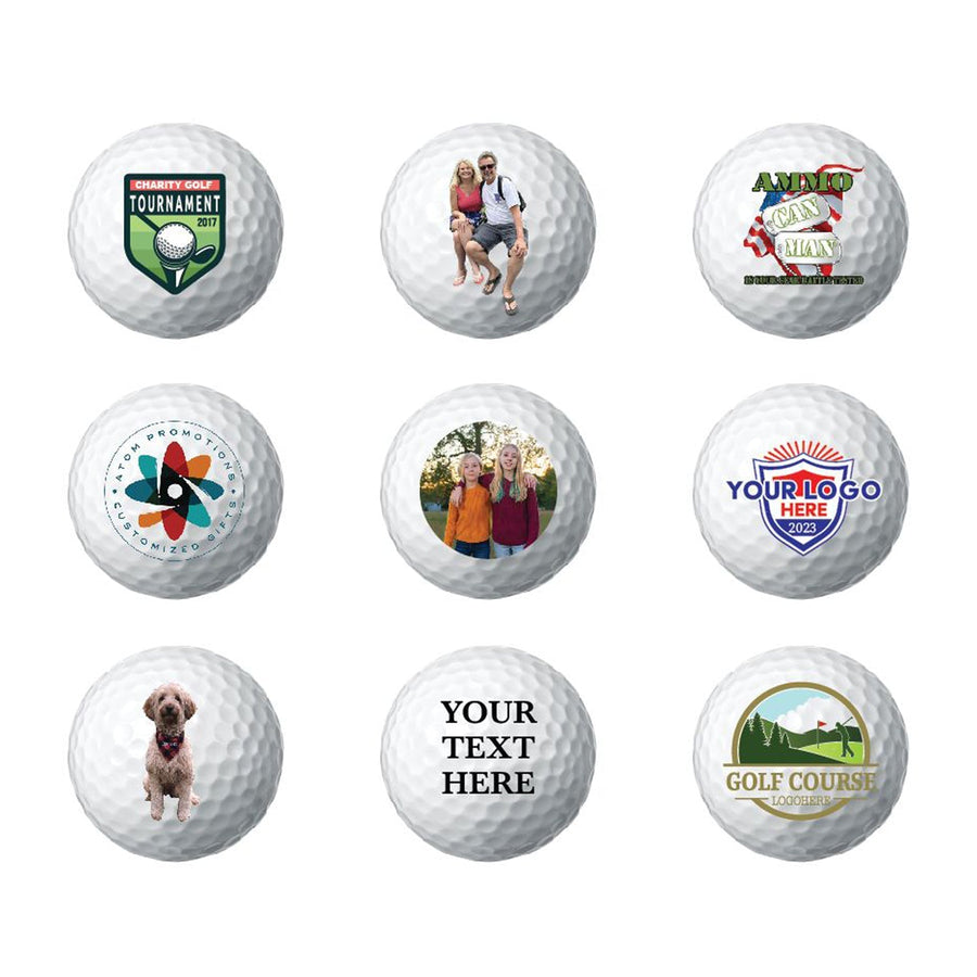 Custom & Personalized TaylorMade Golf Balls - ATOM Promotions