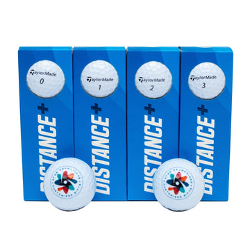 Custom & Personalized TaylorMade Golf Balls - Gift for all Occasions - Up to 3 Sides Printed - 