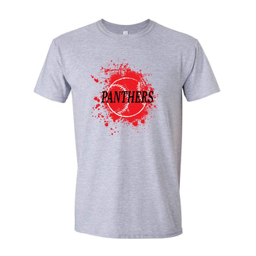 Direct To Film (DTF) Printed "CLARKSVILLE PANTHERS SPORTS" Sport Grey T Shirts - ATOM Promotions