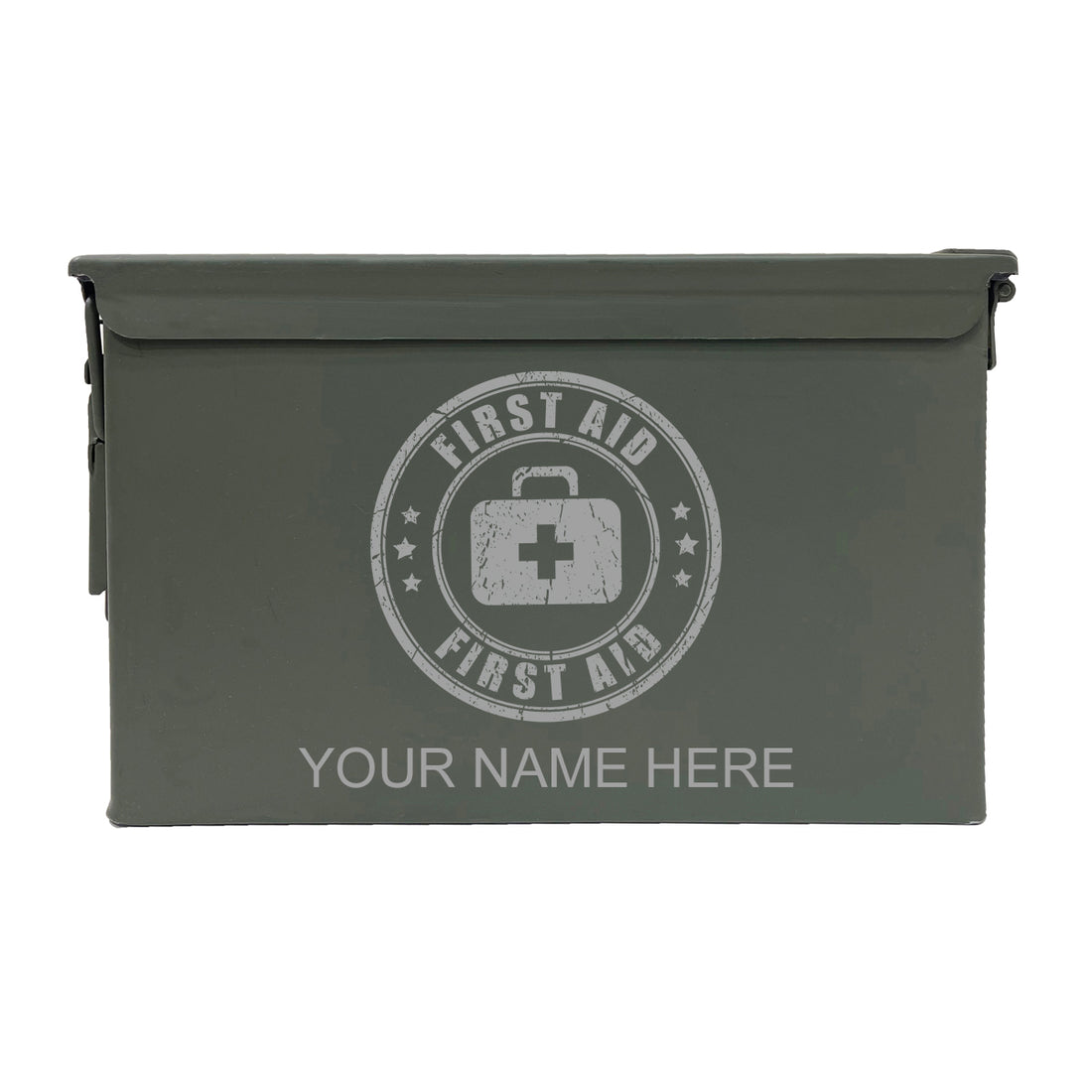 Laser Engraved First Aid Ammo Cans