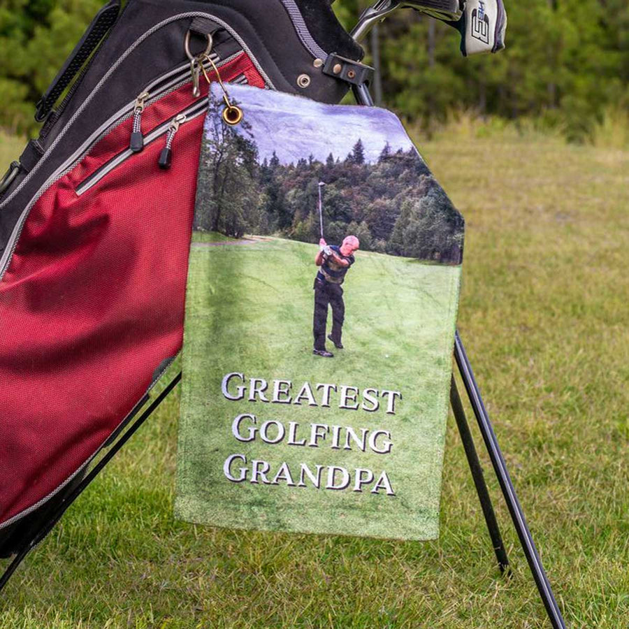 Golf Combo - Personalized Kirkland Golf Balls, Golf Towel and 20oz Skinny Tumbler - ATOM Promotions