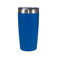 Laser Engraved Blue - Initial and Name - 20 oz. Tumbler - 17 Colors! - ATOM Promotions