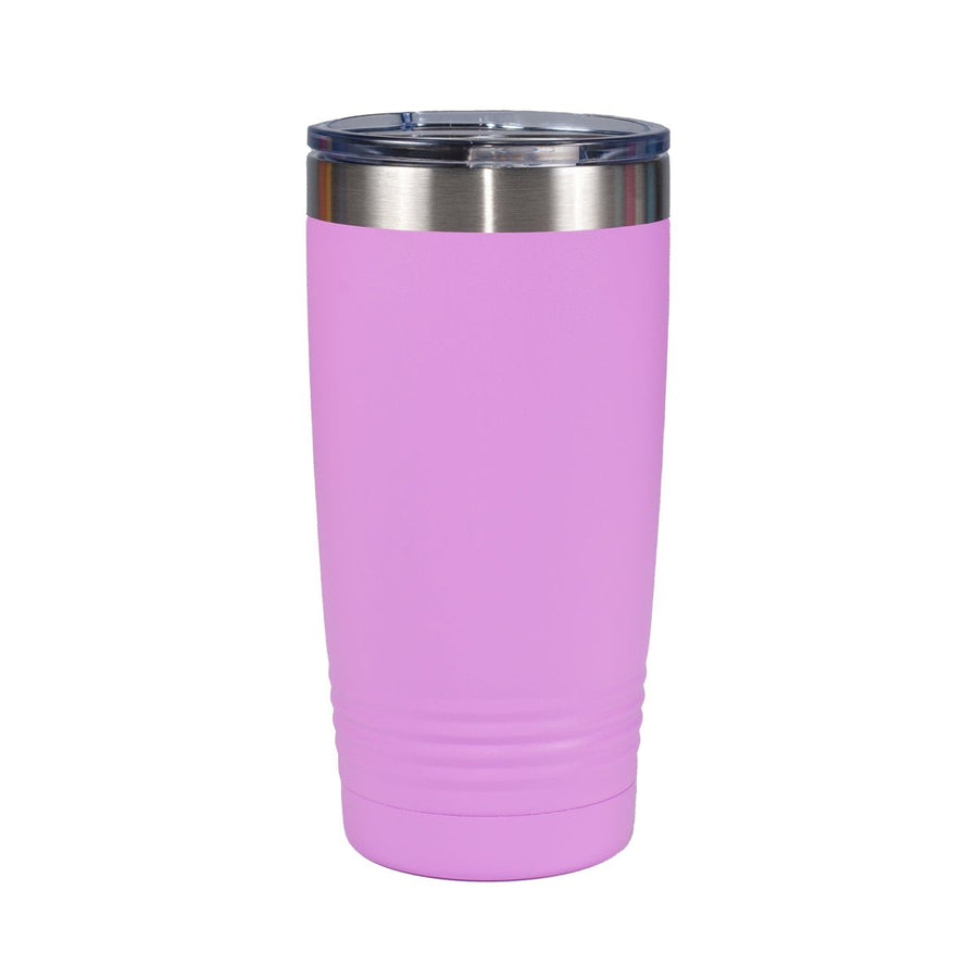 Laser Engraved Light Purple - Initial and Name - 20 oz. Tumbler - 17 Colors! - ATOM Promotions