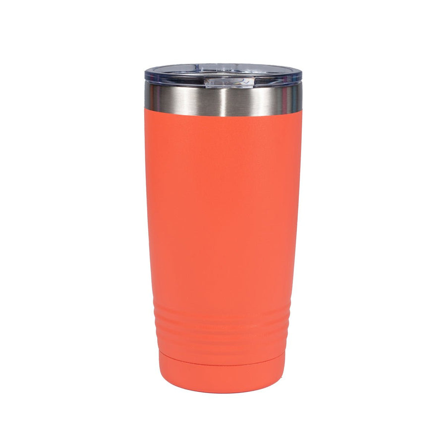 Laser Engraved Coral - Initial and Name - 20 oz. Tumbler - 17 Colors! - ATOM Promotions