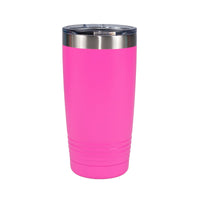 Laser Engraved Pink - Initial and Name - 20 oz. Tumbler - 17 Colors! - ATOM Promotions