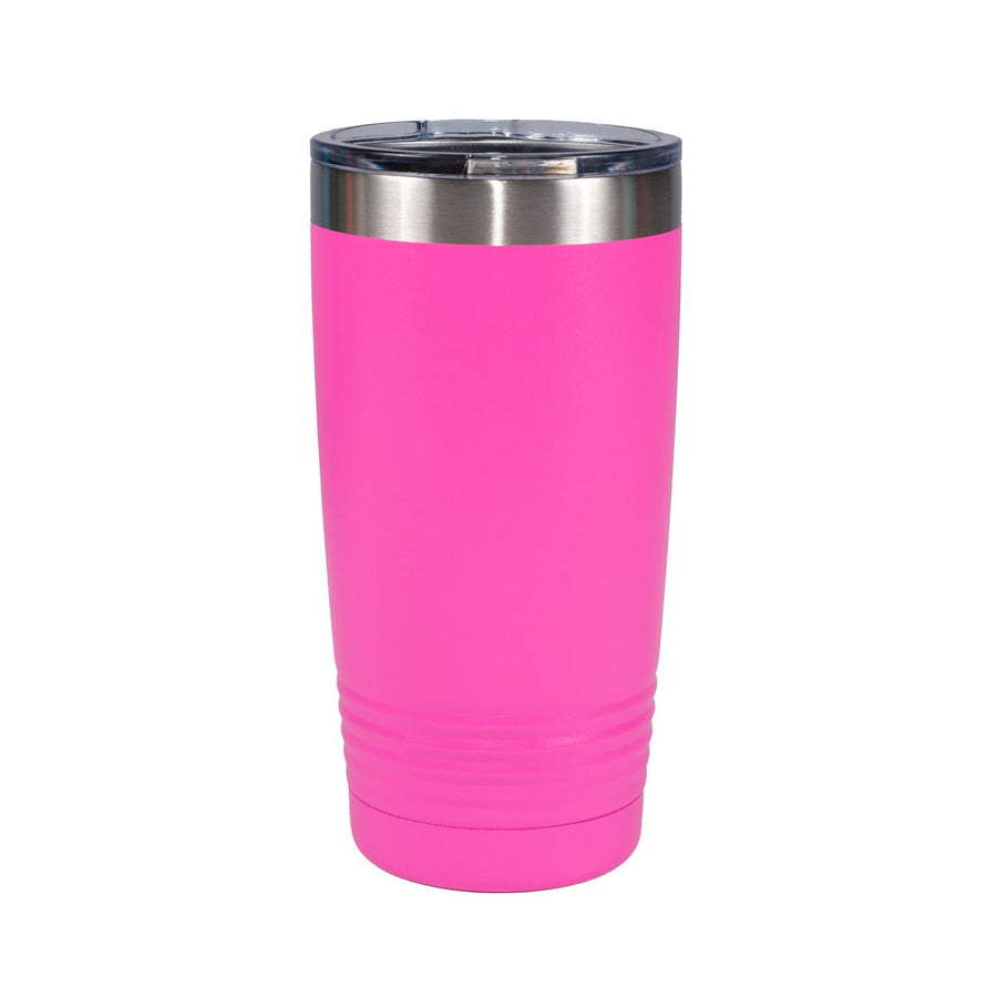 Laser Engraved Pink - Initial and Name - 20 oz. Tumbler - 17 Colors! - ATOM Promotions
