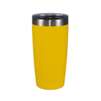 Laser Engraved Yellow - Initial and Name - 20 oz. Tumbler - 17 Colors! - ATOM Promotions