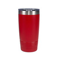 Laser Engraved Red - Initial and Name - 20 oz. Tumbler - 17 Colors! - ATOM Promotions