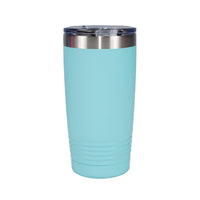 Laser Engraved Teal- Initial and Name - 20 oz. Tumbler - 17 Colors! - ATOM Promotions