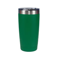 Laser Engraved Green - Initial and Name - 20 oz. Tumbler - 17 Colors! - ATOM Promotions