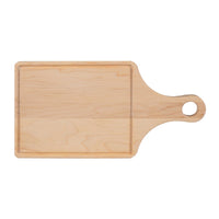 Personalized Laser Engraved Maple Paddle Cutting Boards - ATOM Promotions