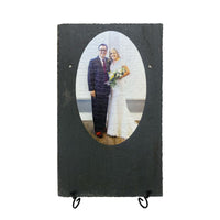 Personalized UV Printed Image (Portrait Format) on Beautiful Charcoal Slate 